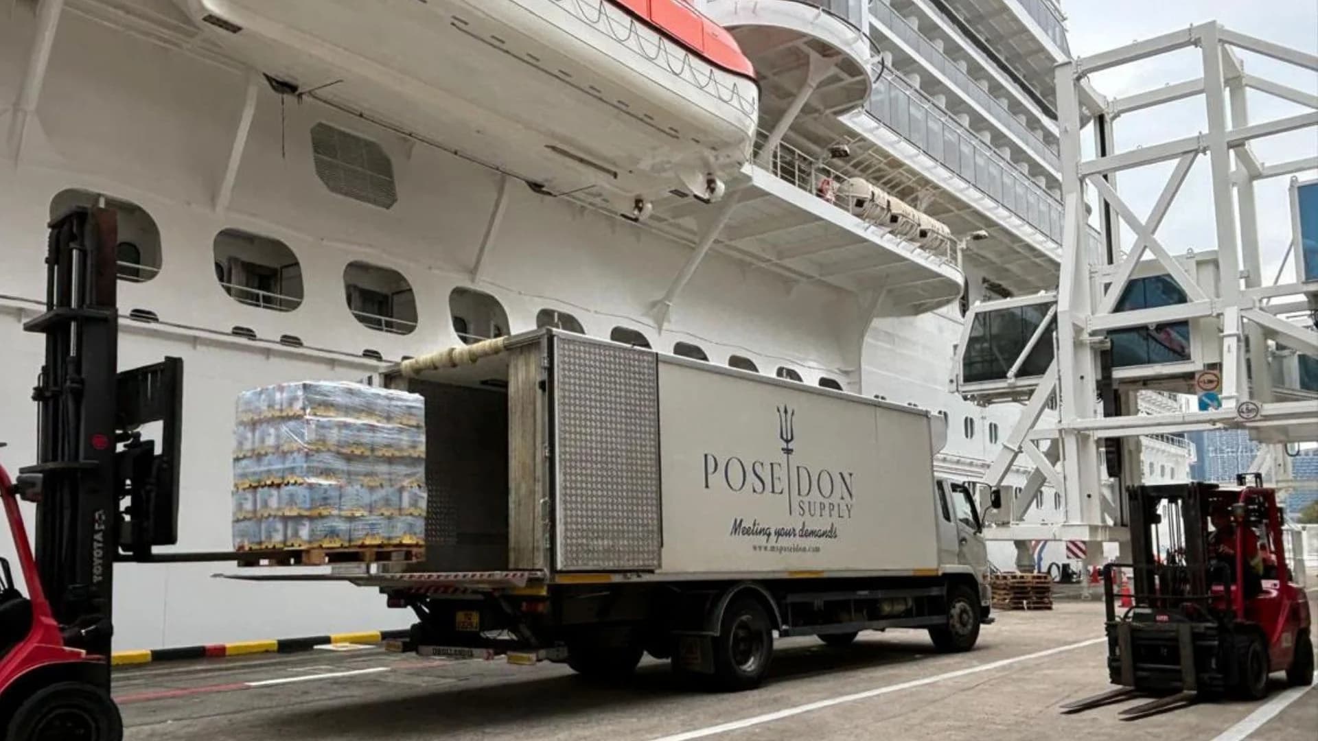Poseidon Logistics operations at a marine terminal